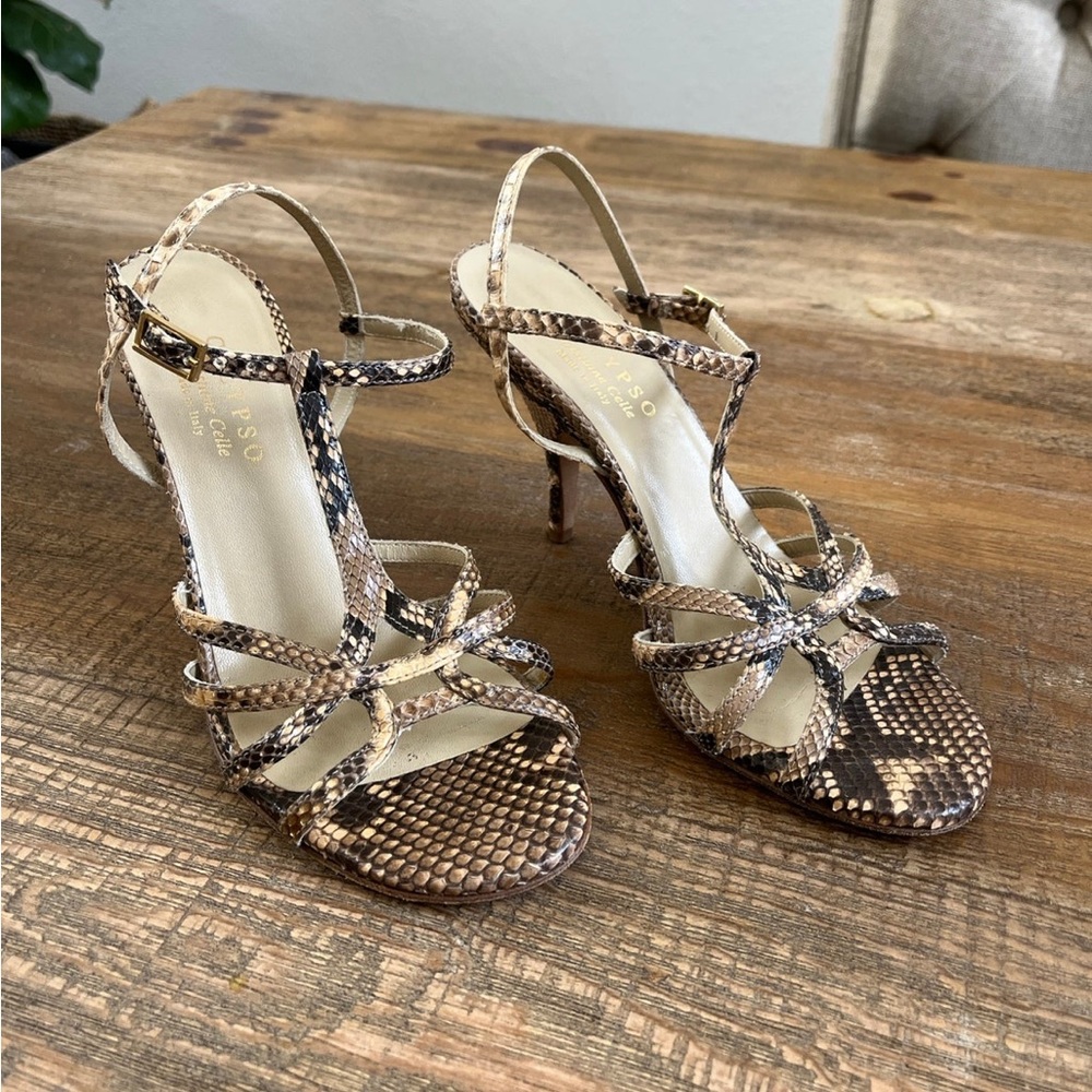 Calypso Christiane Celle Snake sandals Size 36